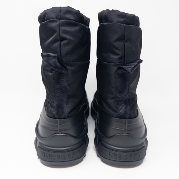 Burberry Arthur Puffy Boots Winter Snow Black Mens 42 EU 9 US 8 UK - Picture 8 of 10